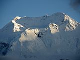 06 Annapurna II Summit Close Up At Sunset From Waterfall Camp On The Way To Chulu Far East 